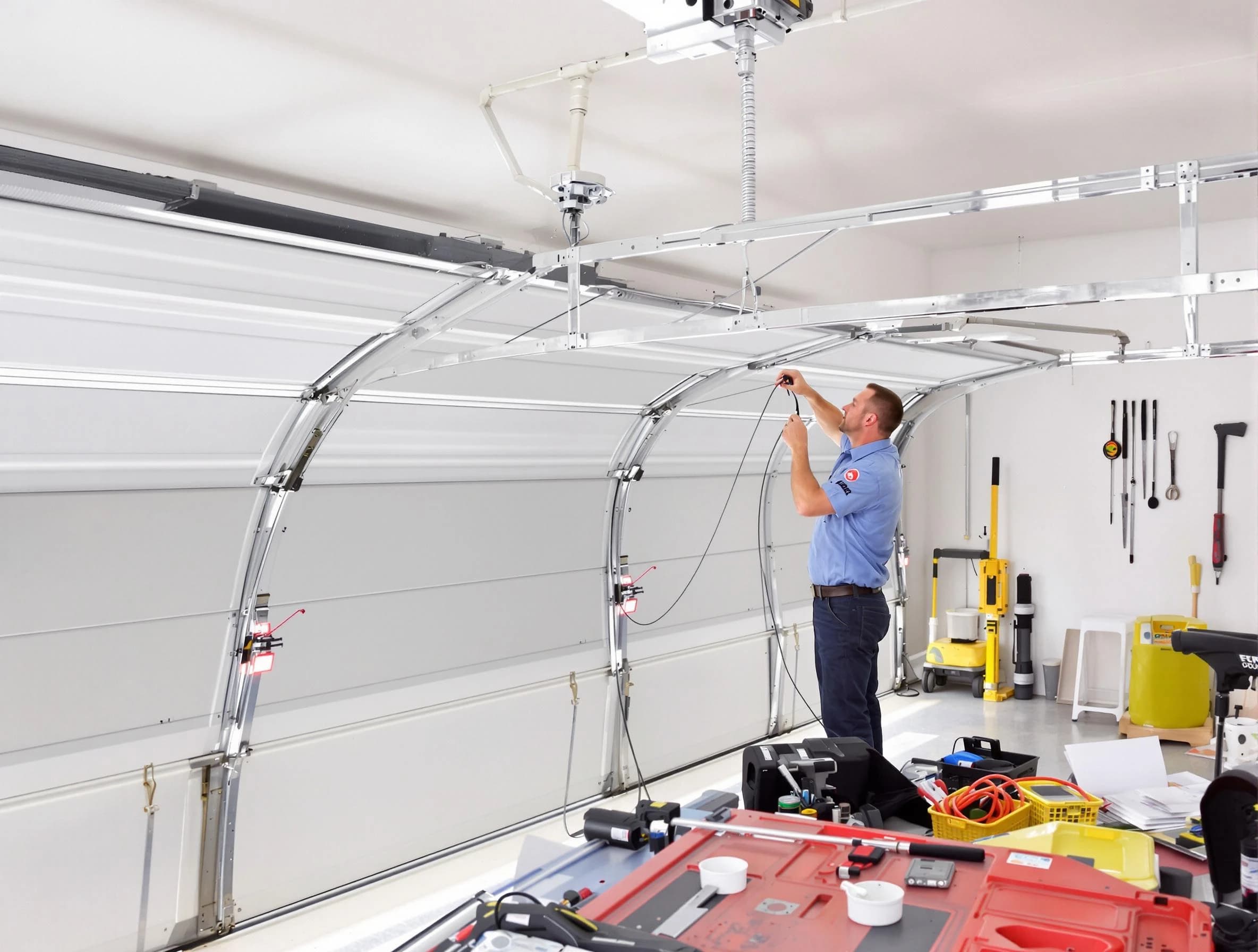 Garage door cable repair service by Evans Garage Door Repair in Evans