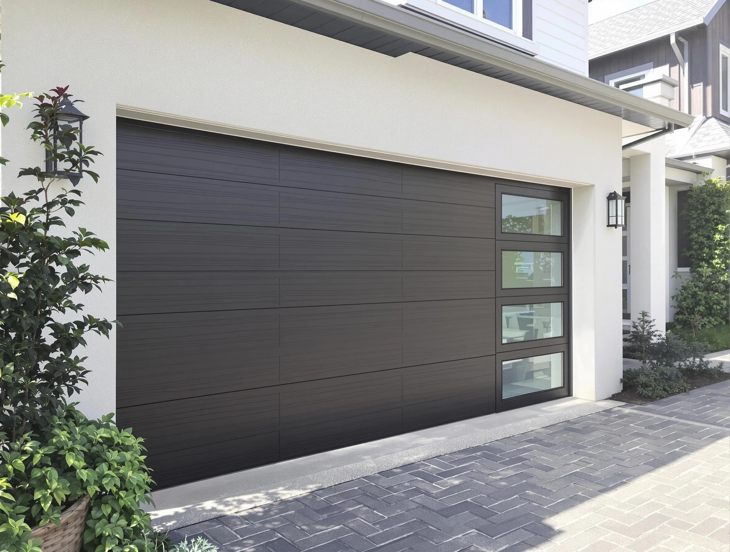 Custom garage door installation by Evans Garage Door Repair in Evans