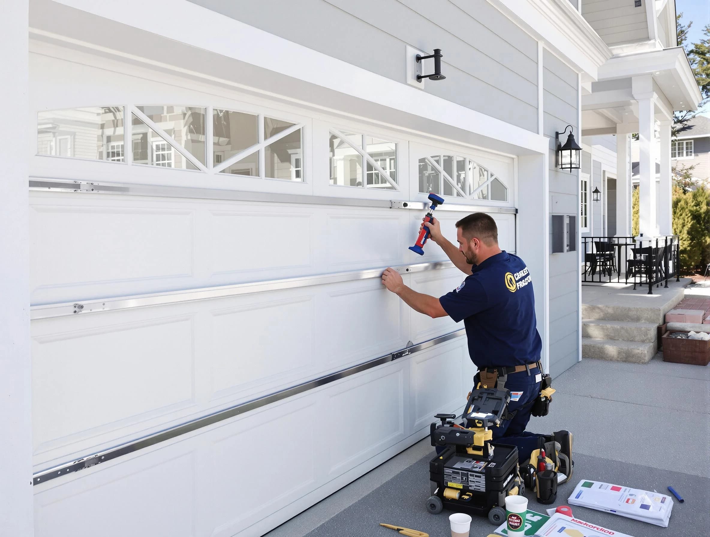 Professional garage door installation by Evans Garage Door Repair in Evans